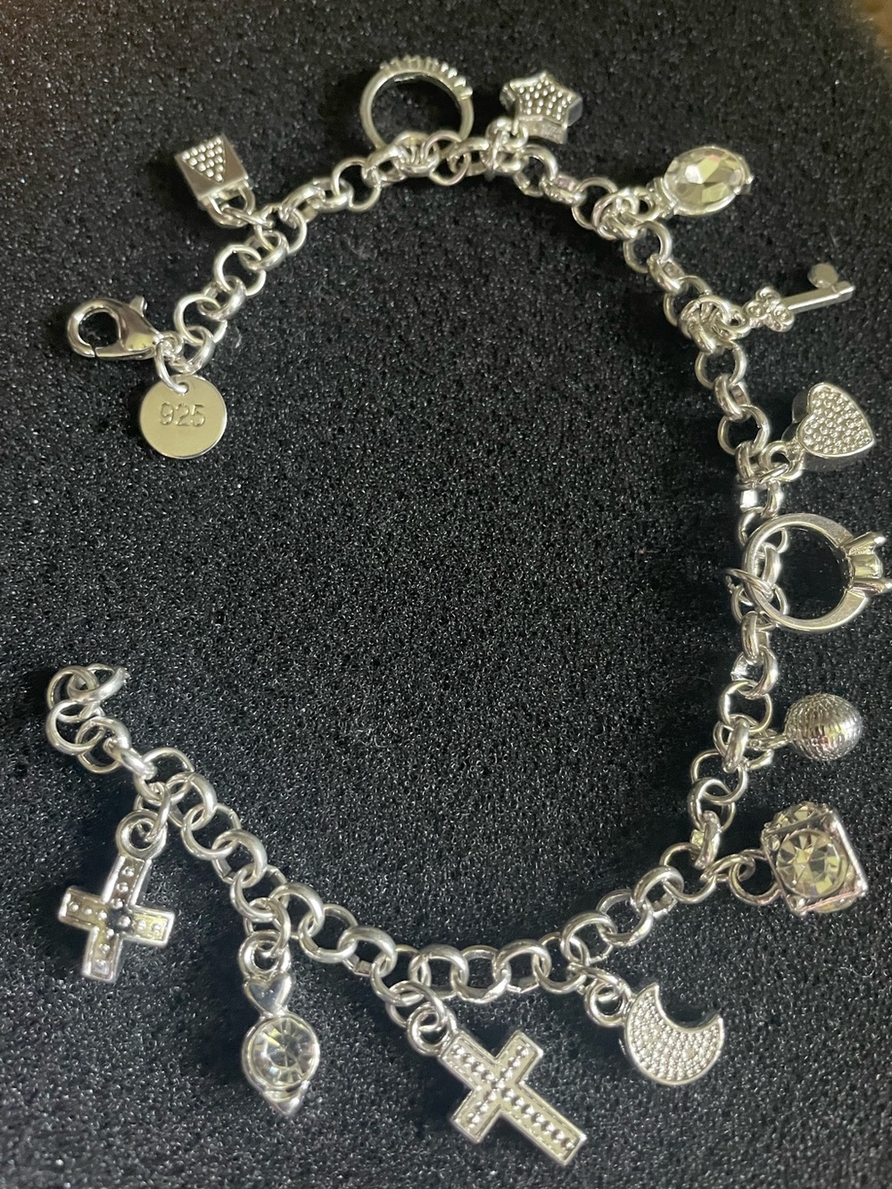 Silver Charms Bracelet